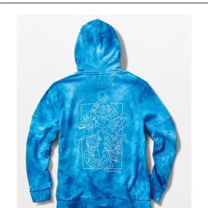 Primitive x Dragon Ball Super SSG Blue Wash Hoodie
